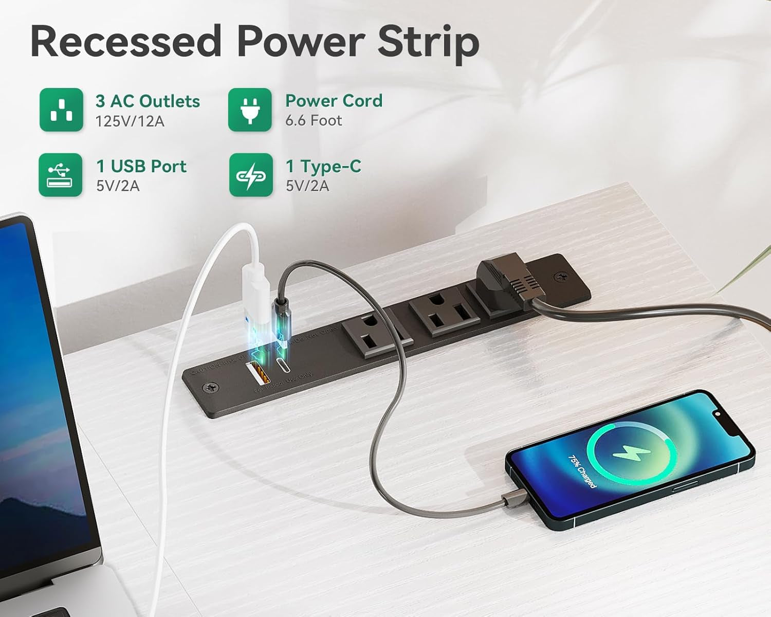 51 Inch Computer Desk with File Drawers & USB Power Outlets - Reversible Home Office Desk with Storage Shelves, Work from Home, Modern Work/Writing/Study Table for Bedroom, White