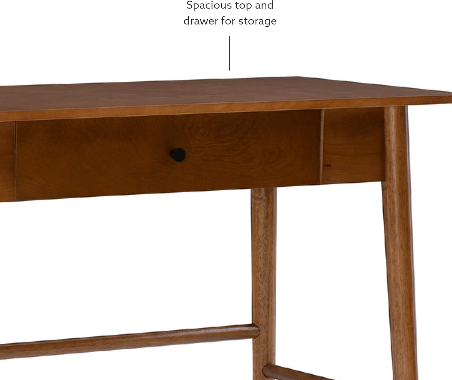 Melissa Mid Century Walnut Desk by