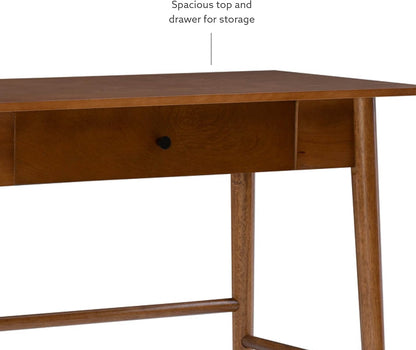 Melissa Mid Century Walnut Desk by