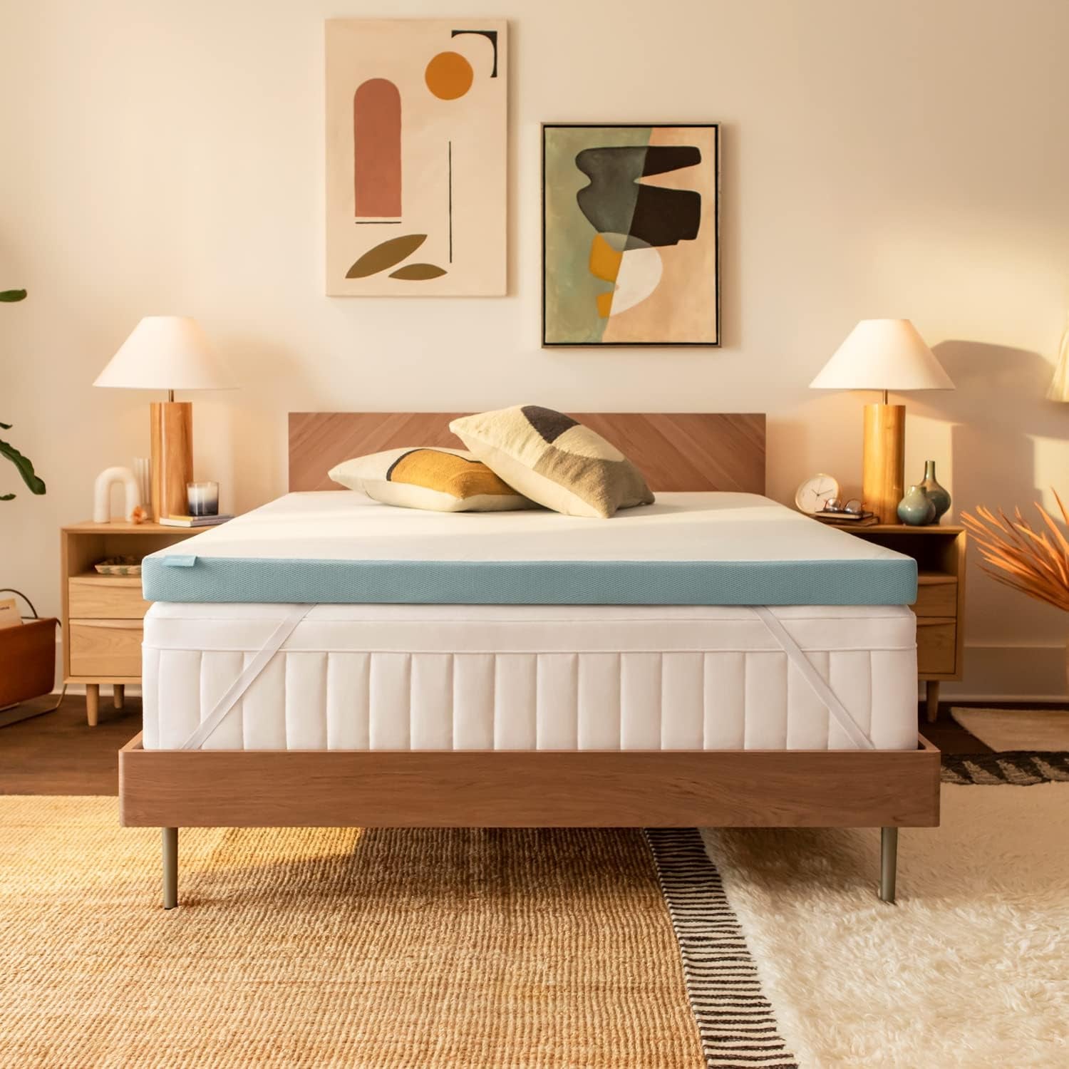 Tempur-Adapt + Cooling 3-Inch King Mattress Topper Medium Luxury Premium Foam, Washable Cover, Medium Cooling Topper,White