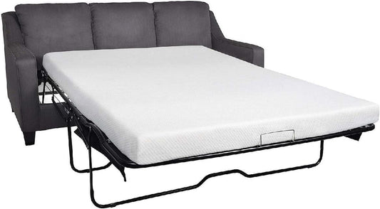 4.5-Inch Memory Foam Sofa Bed Mattress Replacement, Queen Size, Pull Out Sofa Bed Queen Size, Sleeper Mattress & Couch Beds, Premium Comfort - Couch, Pullout Sofabed, Cama Not Included