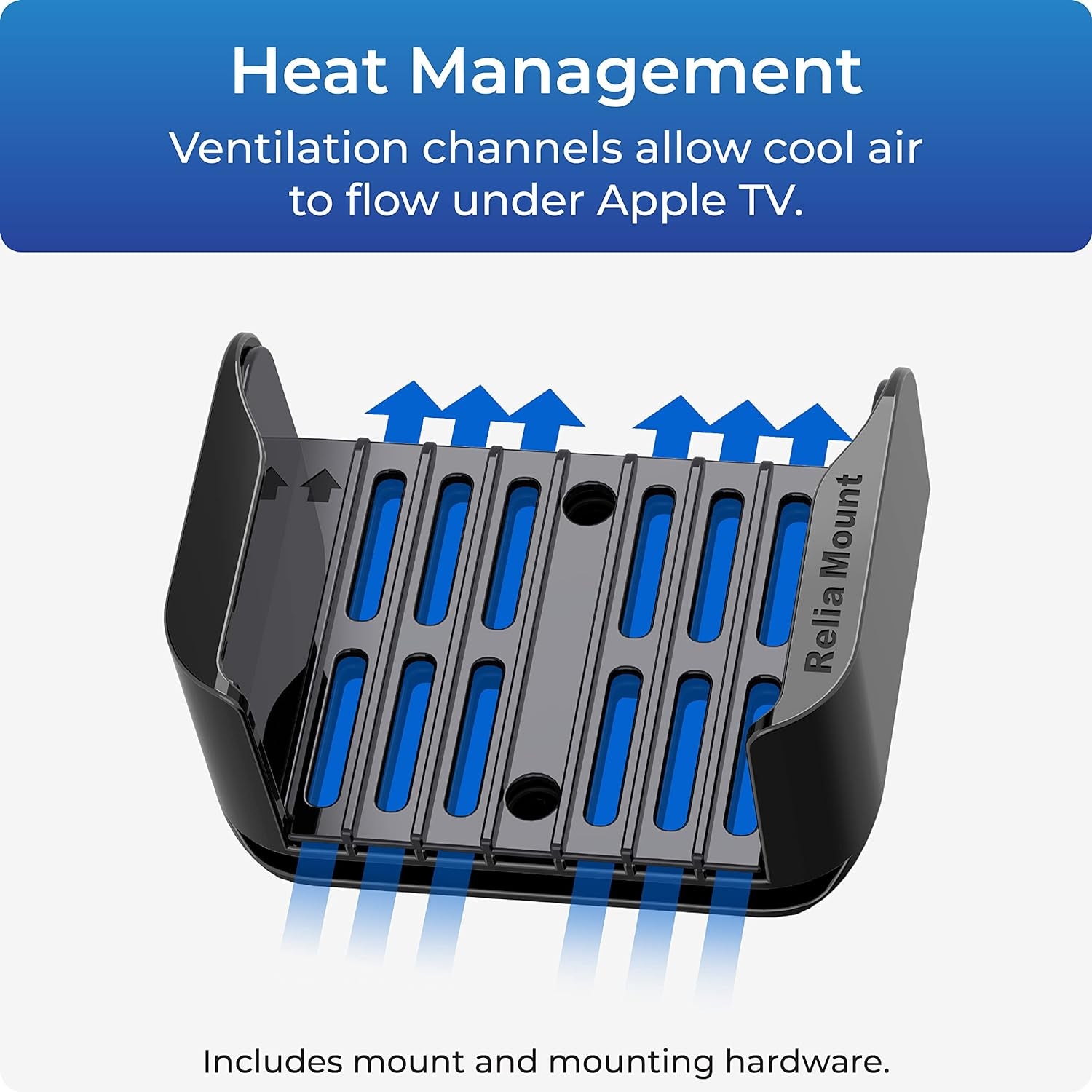 Mount for Apple TV – Compatible with All Apple TV Generations (Including All 4K Models)