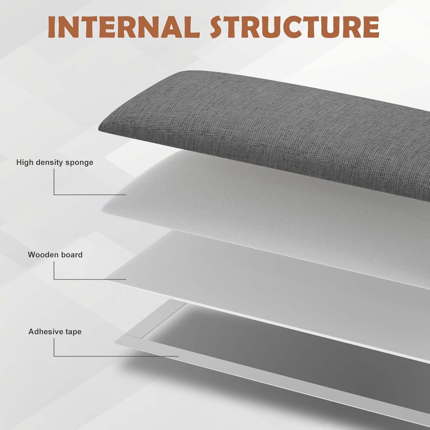 Upholstered Wall Mounted Headboard, 3D Soundproof Wall Panels Peel and Stick Headboard for Queen Size, Reusable and Removable Tufted Bed Headboards in Dark Grey(9 Panels, 10" X 24")
