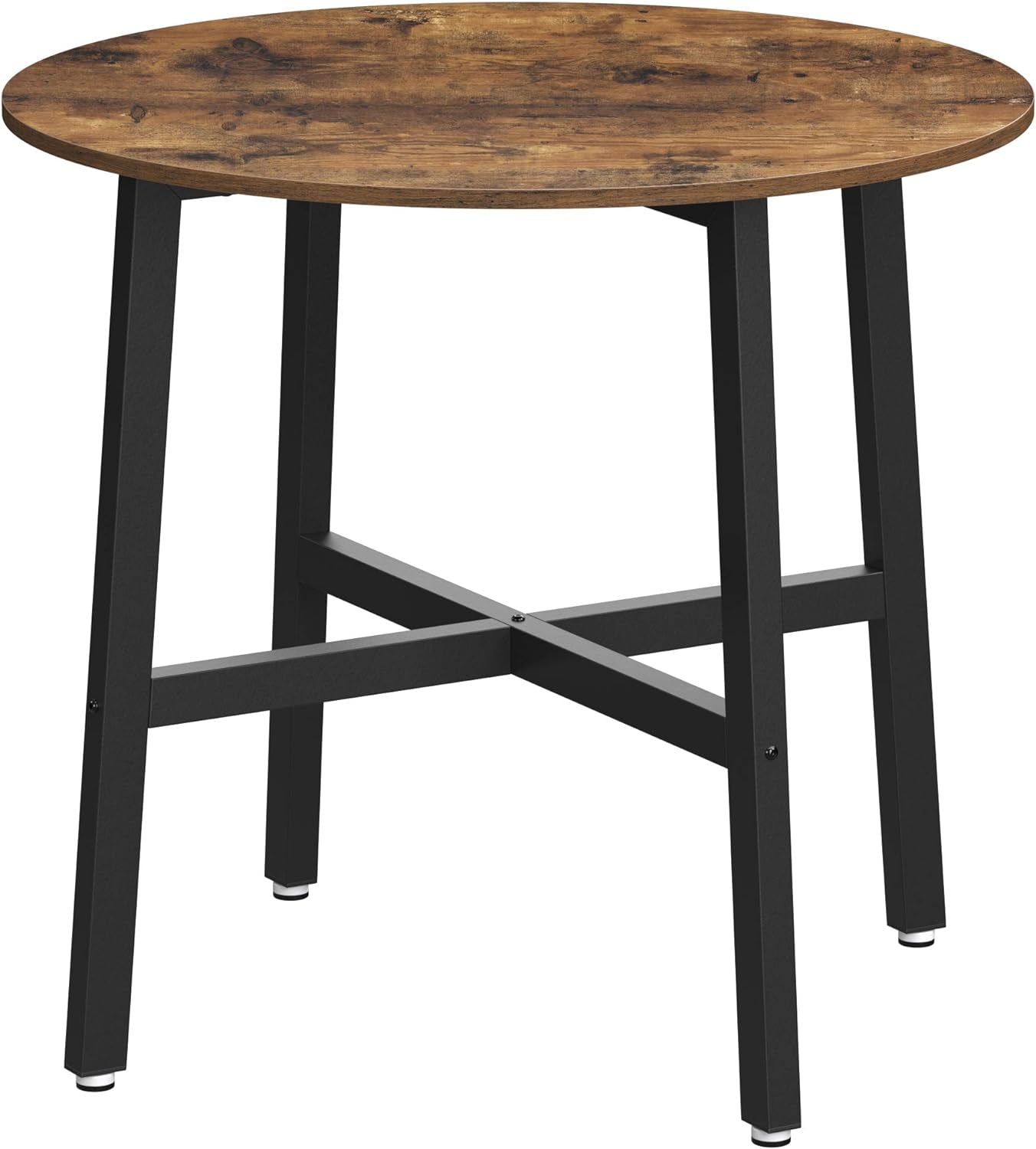 round Dining Table, for Living Room, Office, round Top, 31.5 X 31.5 X 29.5 Inches, Brown