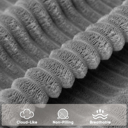 Oversized Chaise Lounge Chair, Cloud Couch with Fluffy Upholstered, Deep Seat Sleeper Sofa Bed with Two Cup Holders, Comfy Boneless Couch No Assembly Required for Living Room, Apartment (Grey)