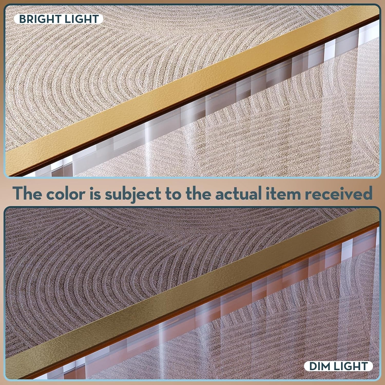 Glass Coffee Table Modern Coffee Tables for Living Room Square Minimalist Center Tables for Home Office 26.7 X 26.7 X 17.7, Gold