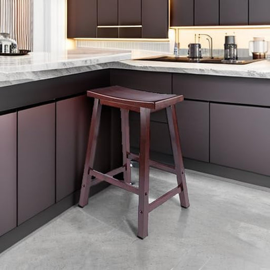 Satori Counter Stool, 24", Walnut