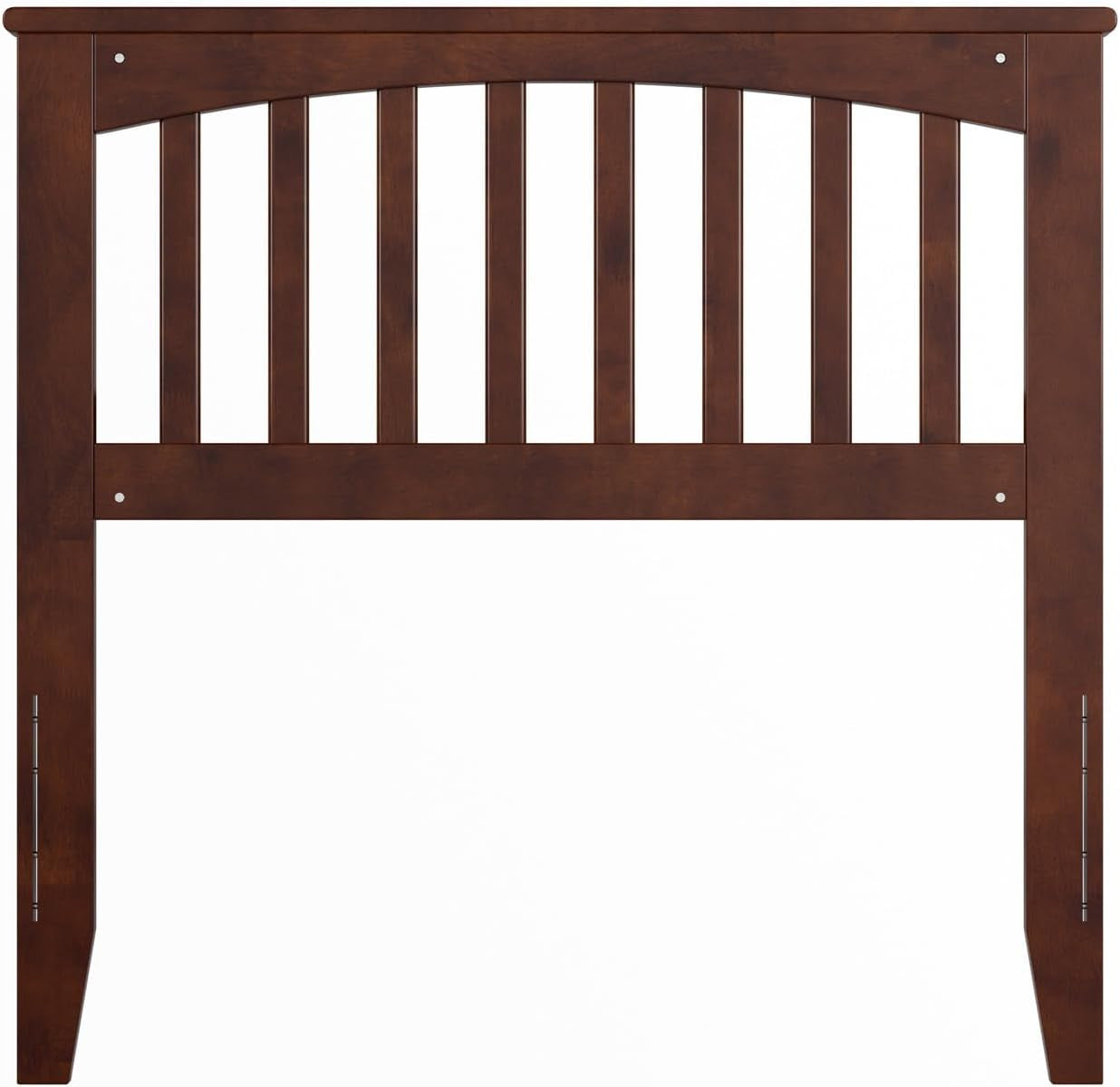 , Mission Twin Solid Wood Headboard, Walnut