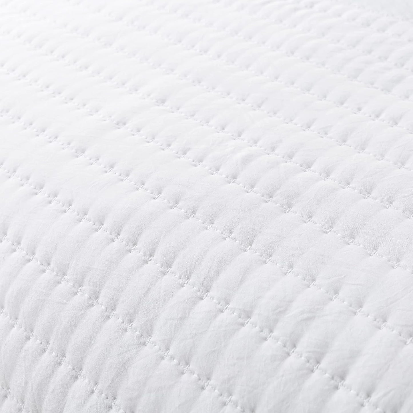 White King Size Quilt Bedding Sets with Pillow Shams, Lightweight Soft Bedspread Coverlet, Quilted Blanket Thin Comforter Bed Cover for All Season, 3 Pieces, 104X90 Inches