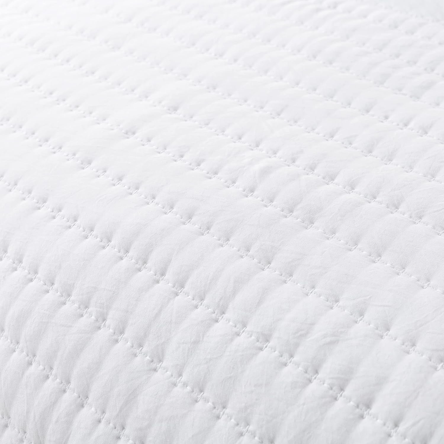 White King Size Quilt Bedding Sets with Pillow Shams, Lightweight Soft Bedspread Coverlet, Quilted Blanket Thin Comforter Bed Cover for All Season, 3 Pieces, 104X90 Inches