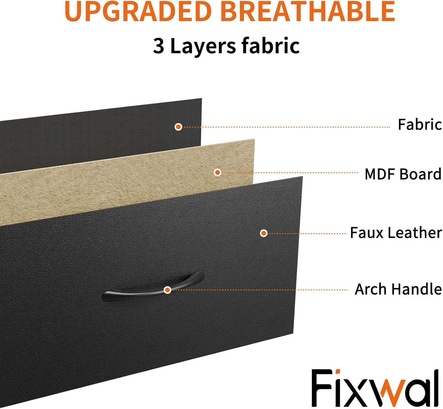 Dresser for Bedroom TV Stand for 55 Inch TV with Charging Station and LED Light, Fabric Chest of Drawers, 8 Drawer Kids Dressers for Boys Bedroom, Living Room, Closet (Black)