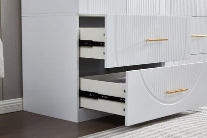 71" H 4 Doors Armoire Wardrobe Closet with Drawers, Bedroom Armoires Cabinet Wooden with Hanging Rod and Drawers,Large Wardrobes and Armoires for Storage Tall Wardrobe Armoires White