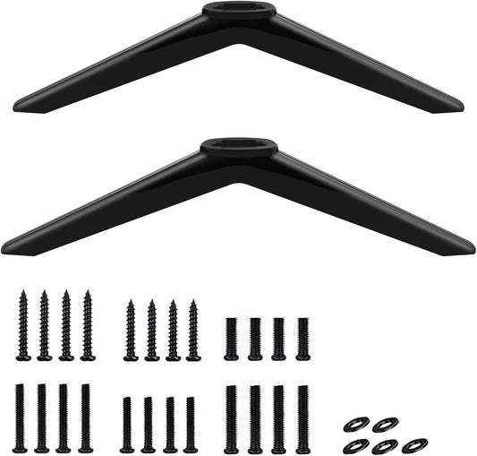 Replacement TV Base Stand for TCL Roku TV Legs - Compatible with TCL Smart TV Models 32S321, 40S325, 43S303, 50S425, 55S525 Easy to Install with Screw Kits