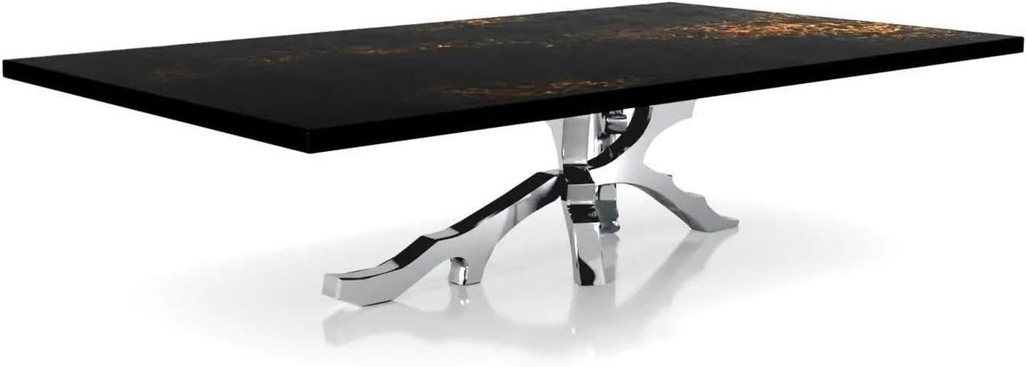 Albero Silver Art Top Coffee Tables - Small