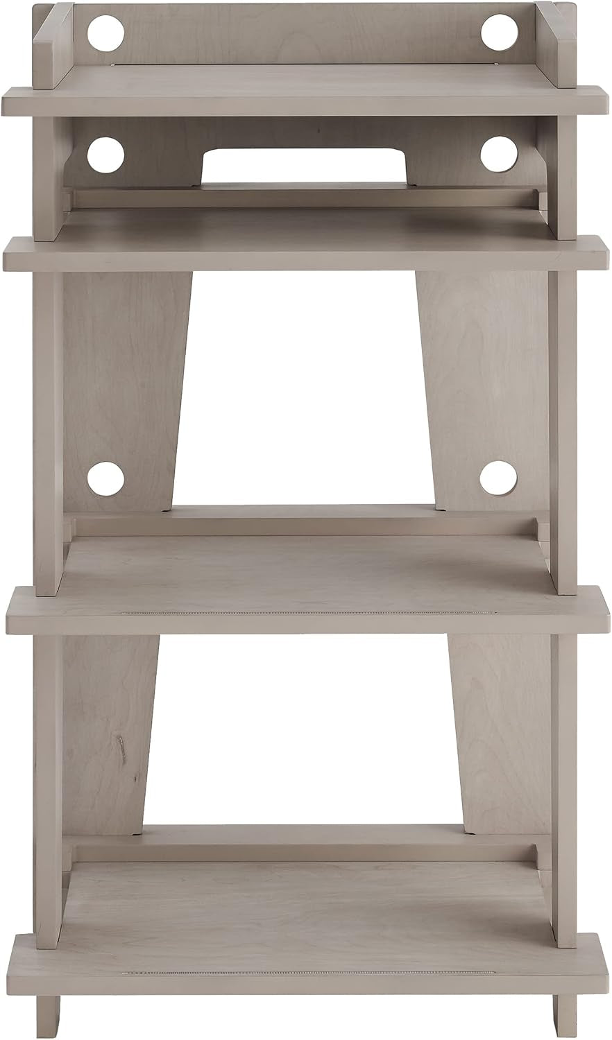 Soho Record Player Stand, Media Console with Vinyl Storage, Modern Home Organizer, Gray