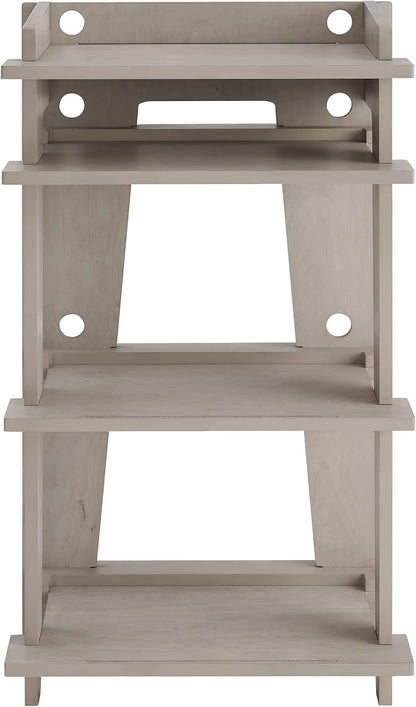 Soho Record Player Stand, Media Console with Vinyl Storage, Modern Home Organizer, Gray