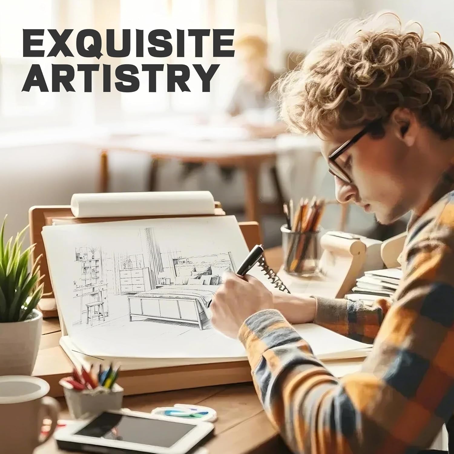 Farmhouse Bed Frame with Storage Headboard Queen Size, Platform Bed Frame with LED Lights and Charging Station, Sliding Barn Door, Solid Metal Slats, No Box Spring Needed (White)