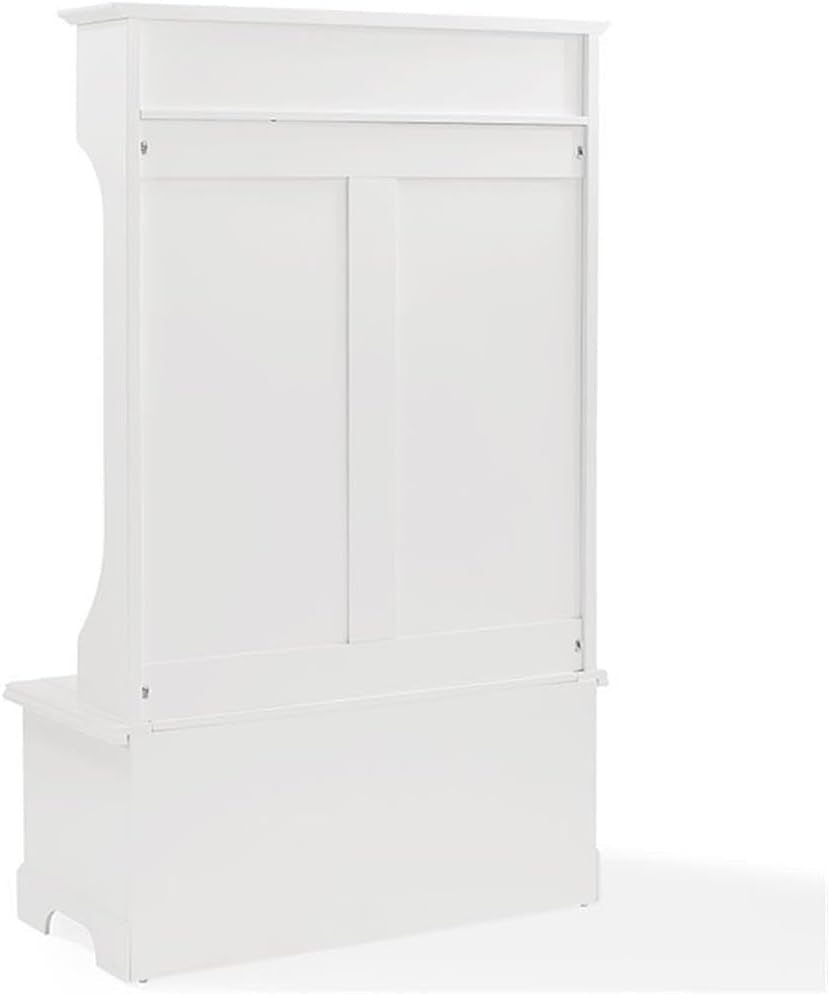 Hall Tree in White