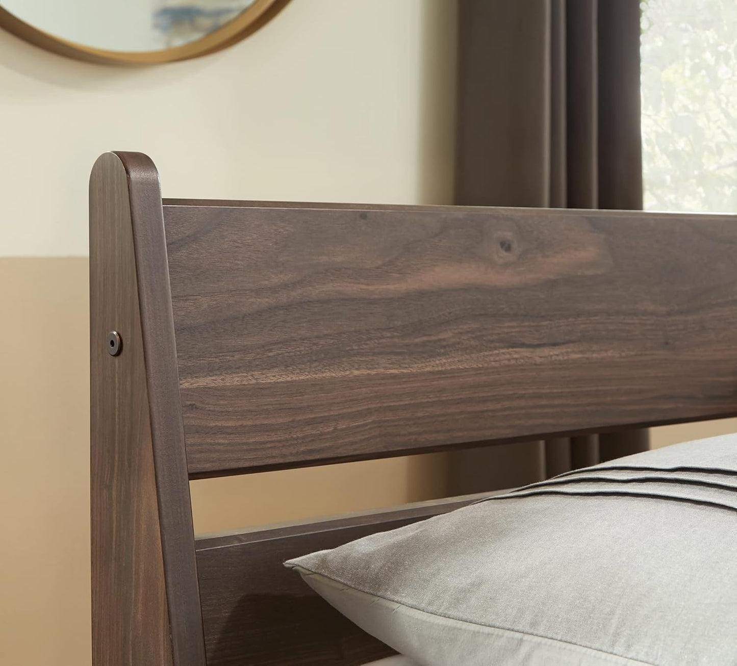 Calverson Modern Open Slat Panel Headboard ONLY, Full, Brown