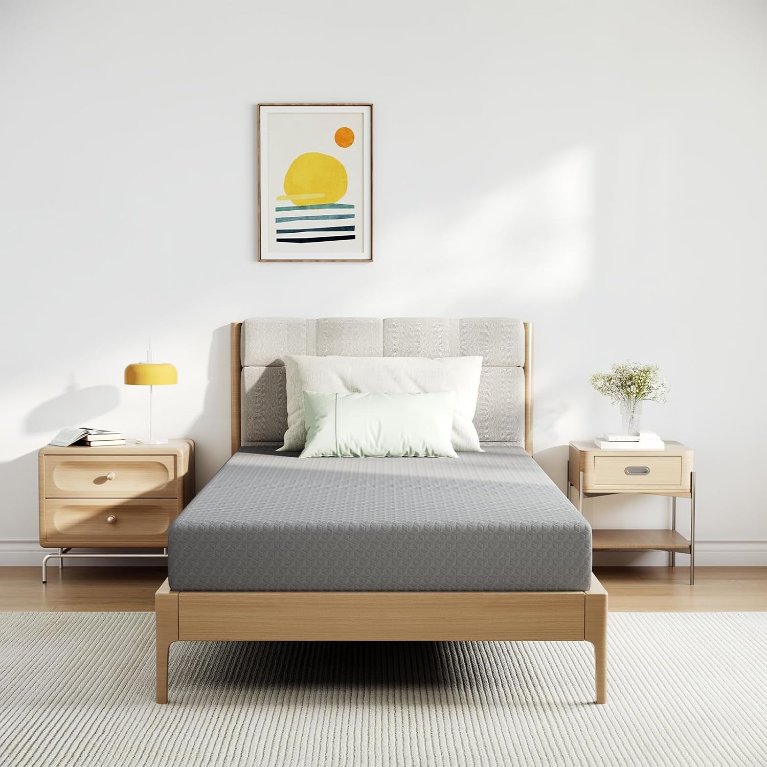 Twin Mattress for Kids, 5 Inch Twin Size Mattresses with Gel-Infused Memory Foam & Pressure-Relieving Foam for Cool Touch & Edge Support Mattress in a Box Certipur-Us Certified