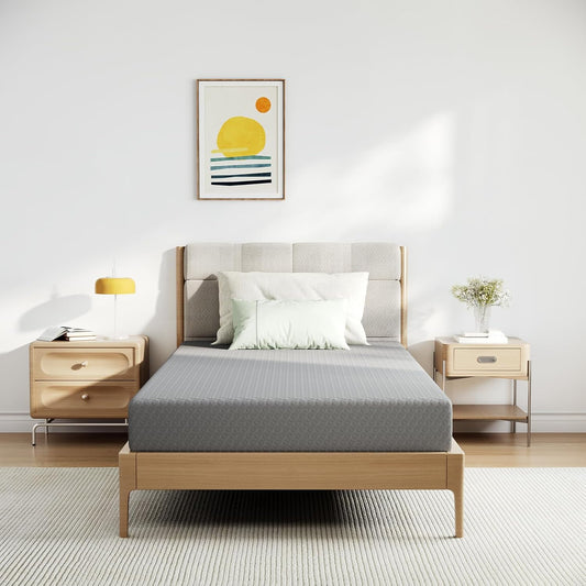 Twin Mattress for Kids, 5 Inch Twin Size Mattresses with Gel-Infused Memory Foam & Pressure-Relieving Foam for Cool Touch & Edge Support Mattress in a Box Certipur-Us Certified