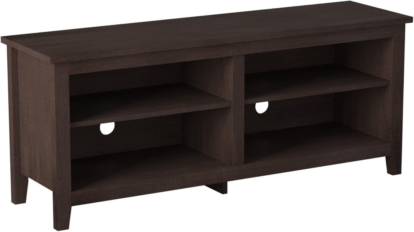 Wren Classic TV Console Entertainment Media Stand with Storage for Televisions up to 65 Inches, 58 Inch, Espresso