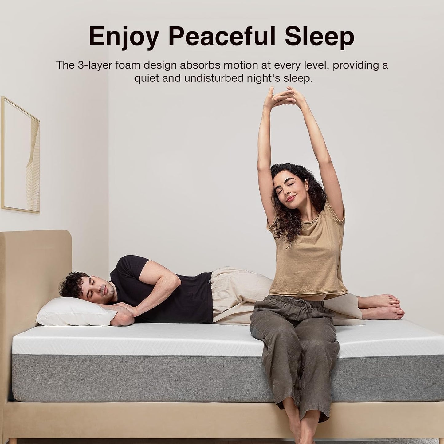 King Size Mattress, 12 Inch Gel Memory Foam King Mattress for Cool Night & Pressure Relief, Medium Plush Feel with Motion Isolating, Bliss