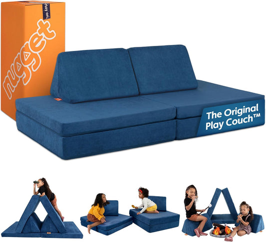 - the Original Play Couch for Kids - Modular Foam Children'S Sofa for Playroom, Imagination, & Creative Open Ended Play - Washable & Convertible Playroom Furniture, Blueridge