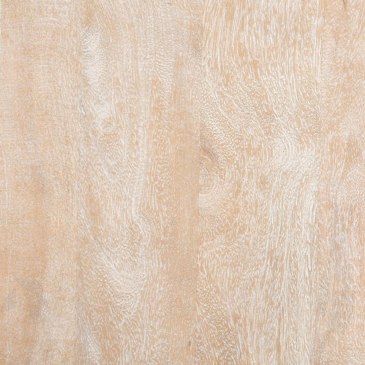 Home Collection Whent Coastal Grey White Wash and Black round Coffee Table