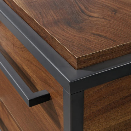 ® Nova Loft 59"W L-Shape Corner Desk, Grand Walnut