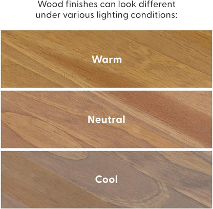 Verso Oval Dining Table, 62 Inch Solid Wood Kitchen, Minimalist Table for Dining Room, Pecan