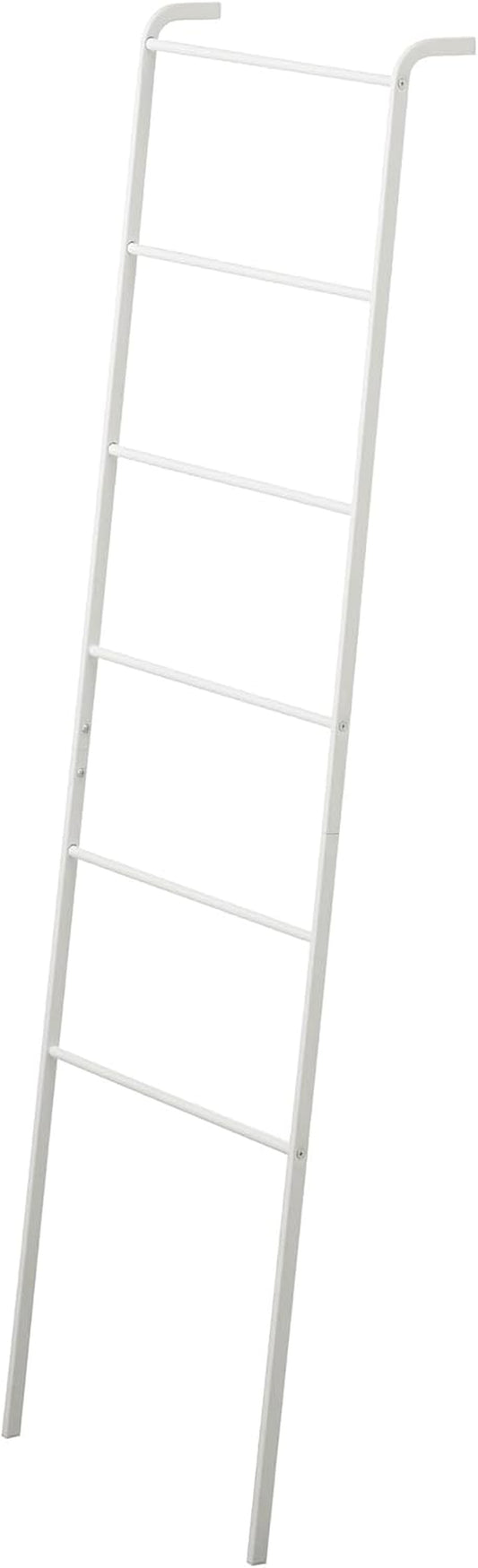 Home Plate Leaning Ladder Hanger - Bathroom Storage Rack Holder Stand, 63" - Steel