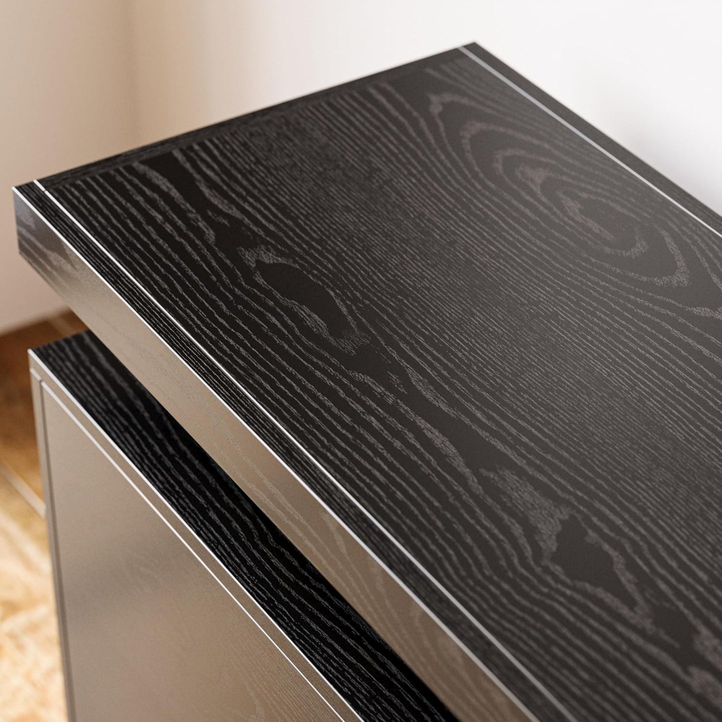 TV Stands for Tvs 65+ Inch with LED Lights and Power Outlet, Modern TV Console Entertainment Center with Storage Cabinet for Living Room