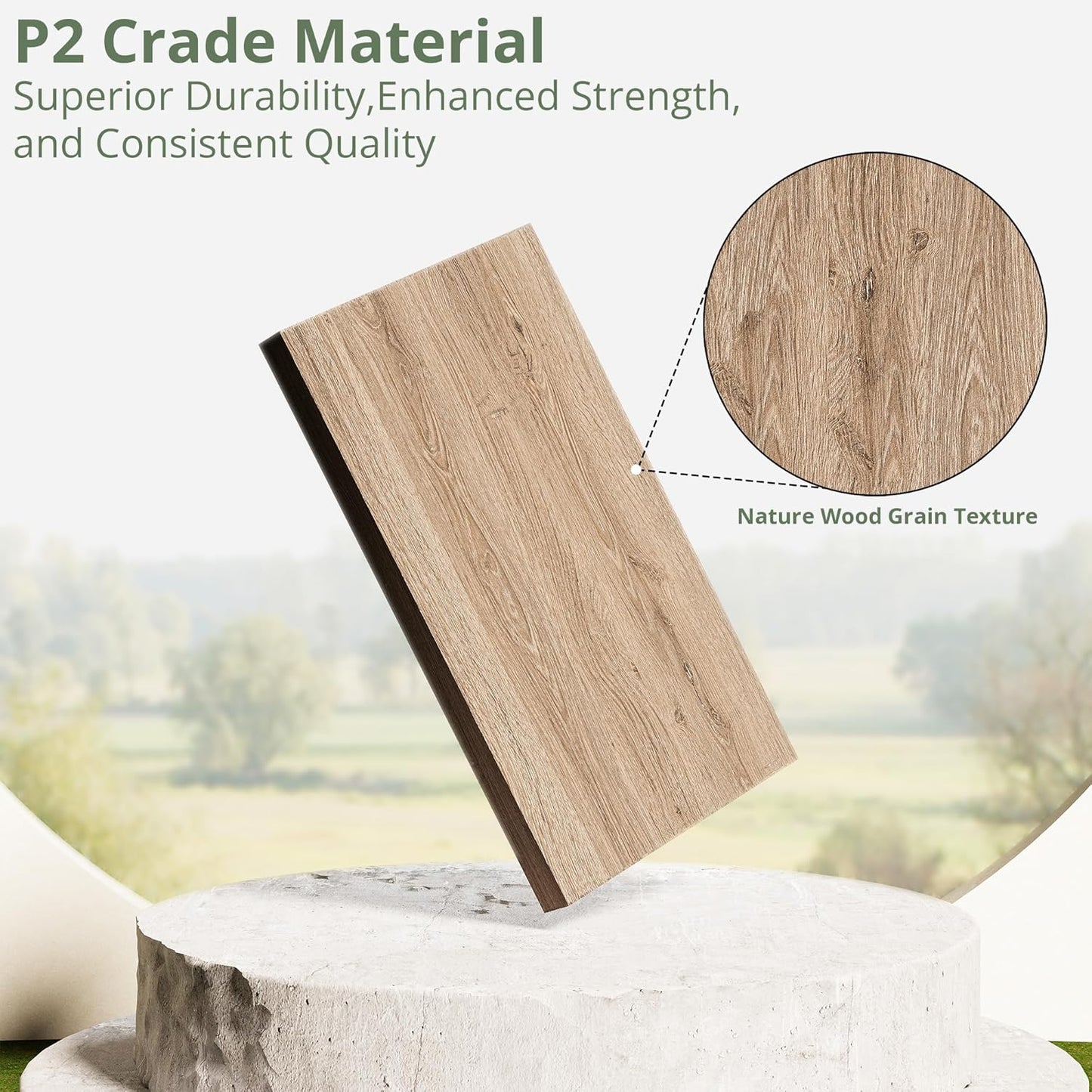 Farmhouse TV Stand for 65 Inch TV with Outlets, 59" Entertainment Center with 3 Drawers and 2 Storage Cabinet, Glass Doors and Adjustable Shelf, Console Tables for Living Room, Light Rustic Oak