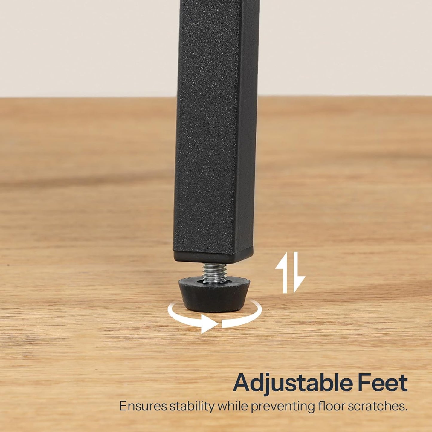 Side Table, 2-Tier Square Sofa End Table, Small Storage Nightstand, for Small Spaces, Living Room Bedroom Accent Table, Black BB181BZ01