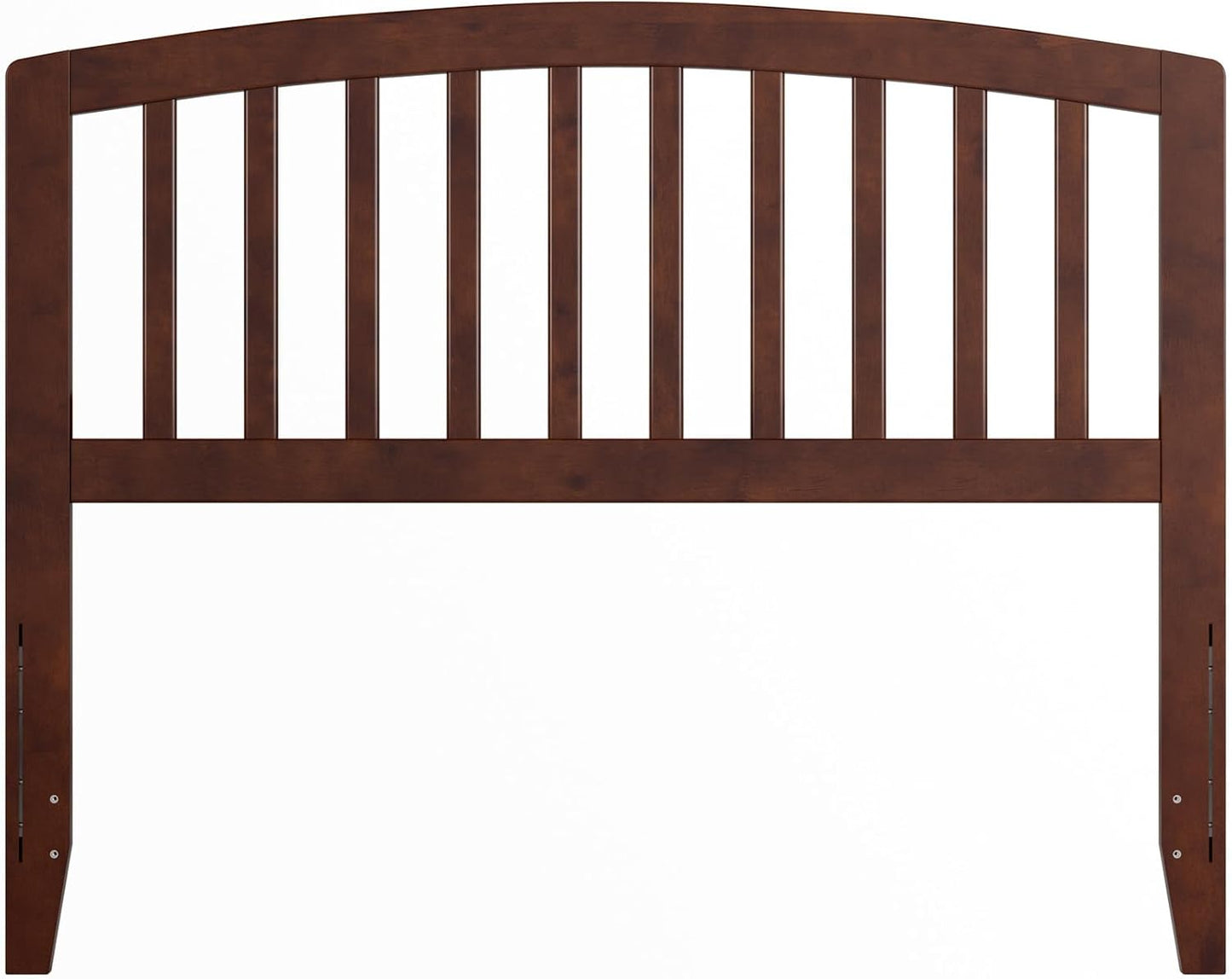 , Richmond Slatted Full Solid Wood Headboard, Walnut