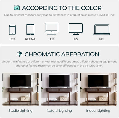 Fluted Console Table with Storage, Entryway Table Wood Entrance Tables for Front Door, behind Couch Sofa Table with Shelves, Foyer Tables for Hallways, Living Room Vintage Furniture, Walnut