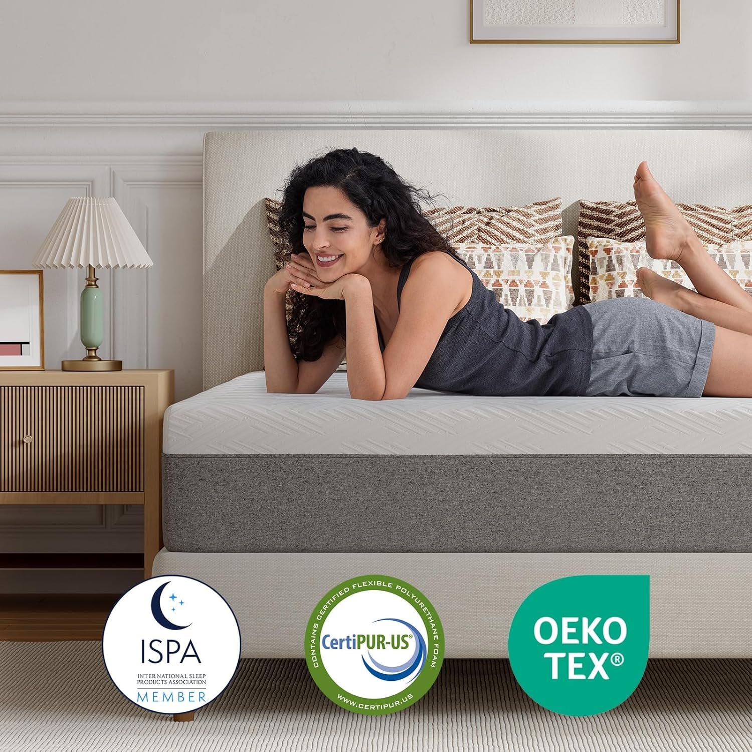 10 Inch Twin XL Mattress, Gel Memory Foam Mattress Twin XL Size in a Box with Comfort Foam for Back Pain Relief & Body Support & Cool Night Sleep, Certipur-Us Certified