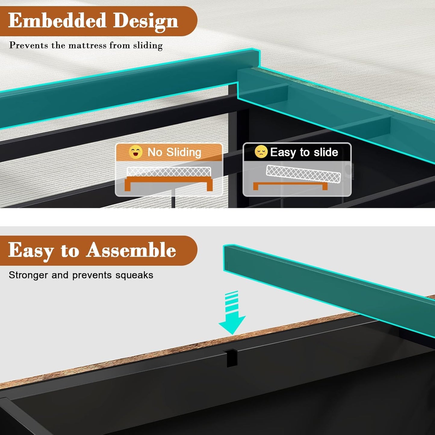 Twin Corner Bed Frame with Storage Bookcase and LED Lights, Twin Size Daybed with 2 Storage Drawers, Upholstered Platform Bed with Headboard and Charging Station, Rustic Brown & Gray