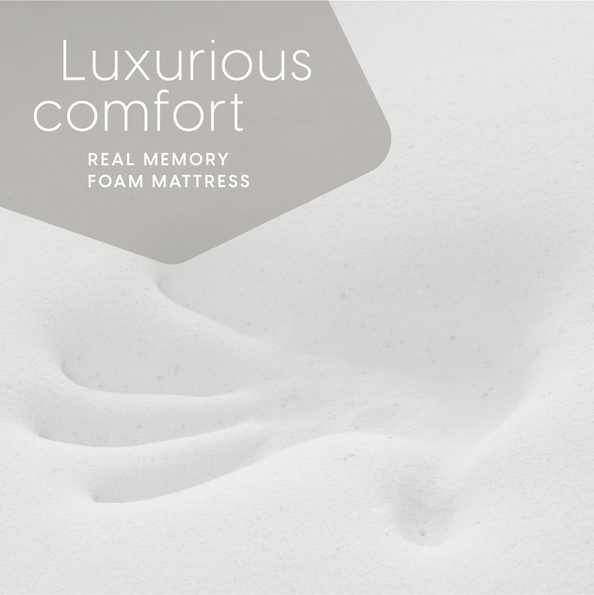 Full Size Futon Mattress, Light Grey, 71 X 52 X 6 Inch, Memory Foam Futon Mattress Full Size, Certipur-Us, Comfy Sofa Bed, Couch, Removable Washable Hypoallergenic Cover, Frame Not Included