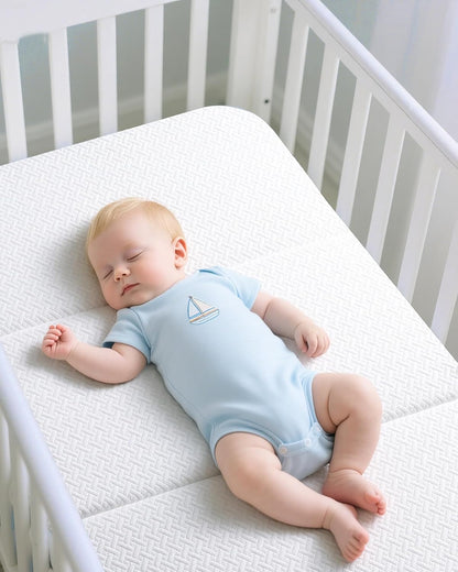 Pack and Play Mattress 38"X26", Tri-Fold Portable Pack N Play Mattresses for Playpens, Dual-Layer Crib Mattress with Waterproof Washable Breathable Cover for Infants and Toddlers