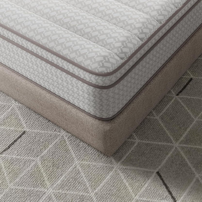 10 Inch Queen Size Mattress in a Box, Hypoallergenic & Back Pain Relief, Hybrid Queen Mattresses with Smarts Coils, Fiberglass Free Certipur-Us Certified Colchones No Box Spring Needed