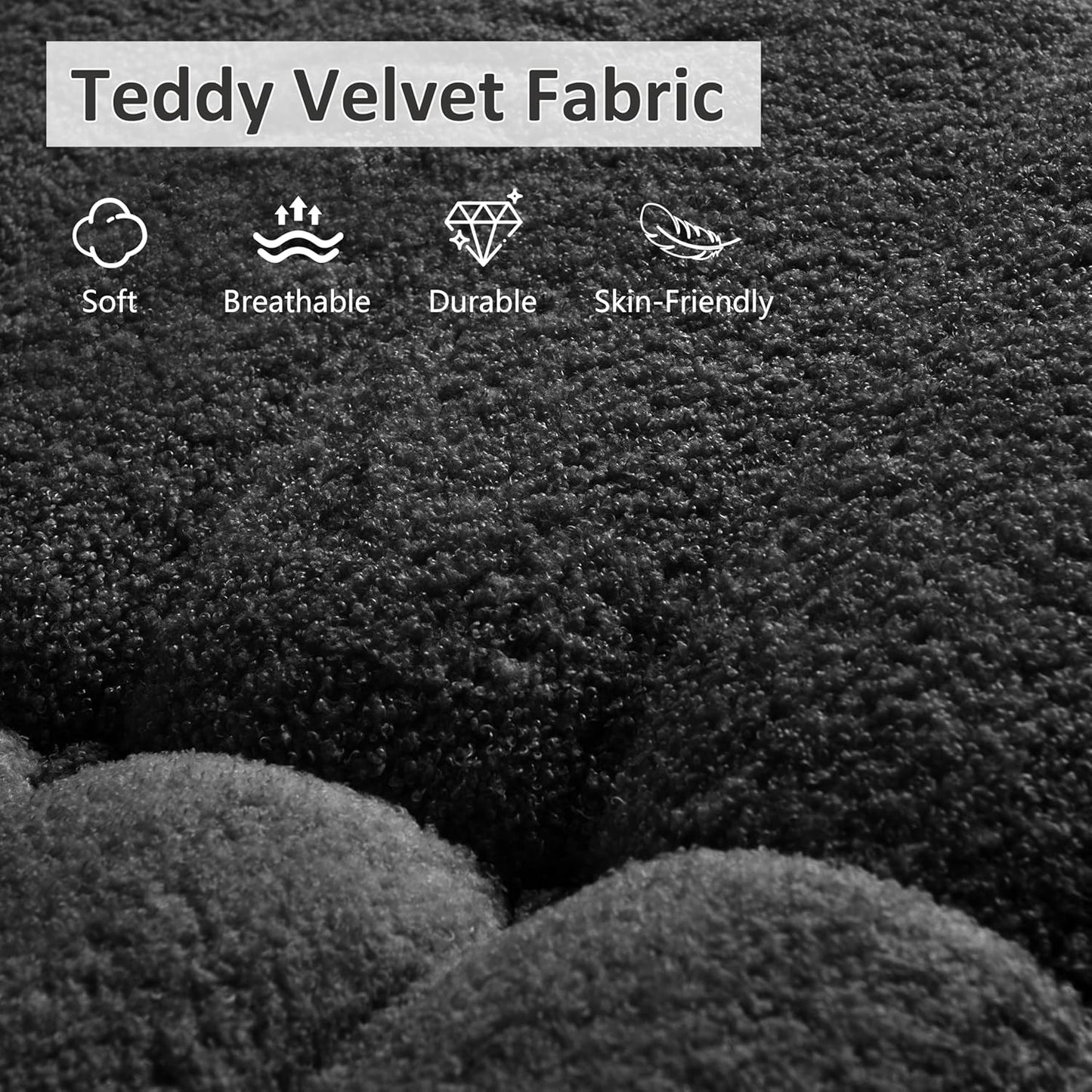 Bean Bag Chair, Oversized Bean Bag Chair for Living Room, Fireside Chair for Adults with Memory Foam Filled, Big Accent Lounge Floor Sofa for Reading, Relax, No Assembly Required. (Beige 3-Seater)