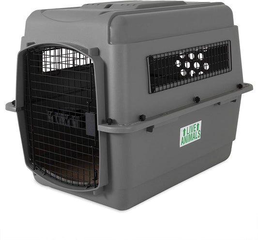 Sky Kennel - for Air and Travel, Airline Compliant Dog Crate for Pets 30-50 Lbs, Heavy Duty Dog Kennel, Made in the USA- 32 Inches