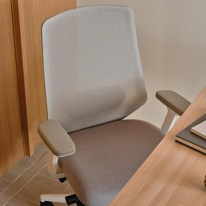 Ergonomic Chair Pro - Mesh Office Chair with 14 Points of Adjustment - Height, Depth & Tilt Adjustable - 5D Armrests - Forward Tilt, Smooth Recline, and Lumbar Support - Boulder