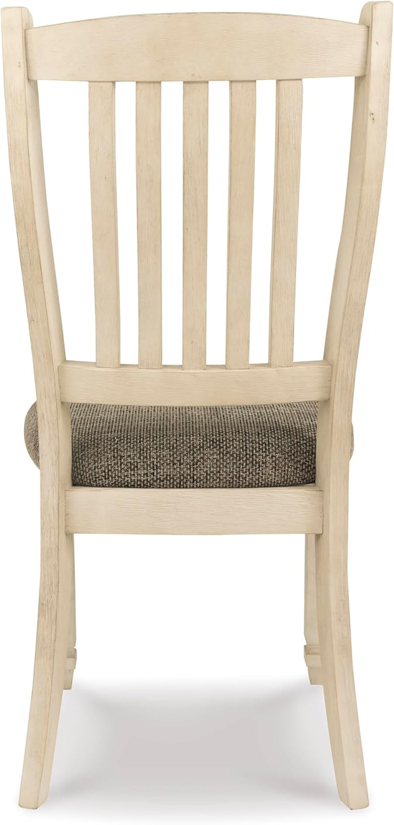 Bolanburg 20" Upholstered Dining Room Chair, Set of 2, Antique White