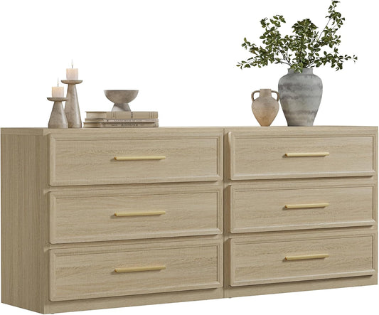Night Stand Set 2 Oversized Extra Large Nightstands Set of 2 Tall Bedside Side Table with 3 Drawers Storage Modern End Tables Wide Night Stands for Bedroom Sofa Couch Home Office