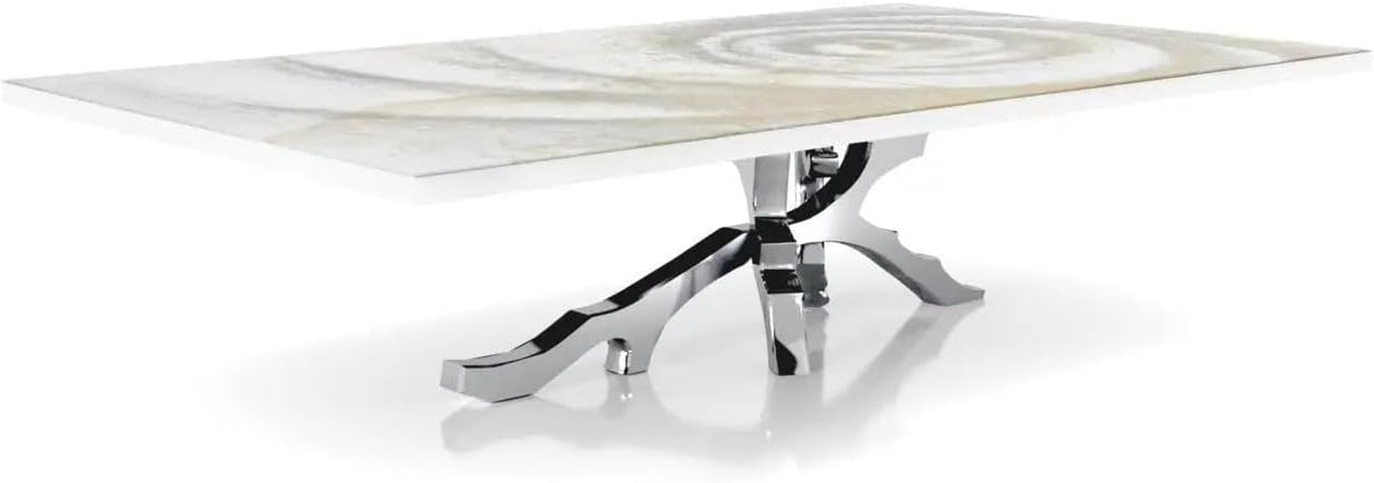 Albero Silver Art Top Coffee Tables - Small
