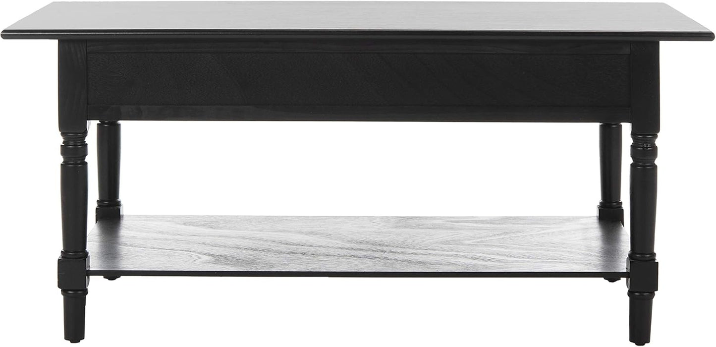 Home Collection Boris Distressed Black Coffee Table