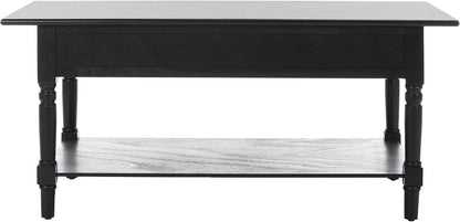 Home Collection Boris Distressed Black Coffee Table
